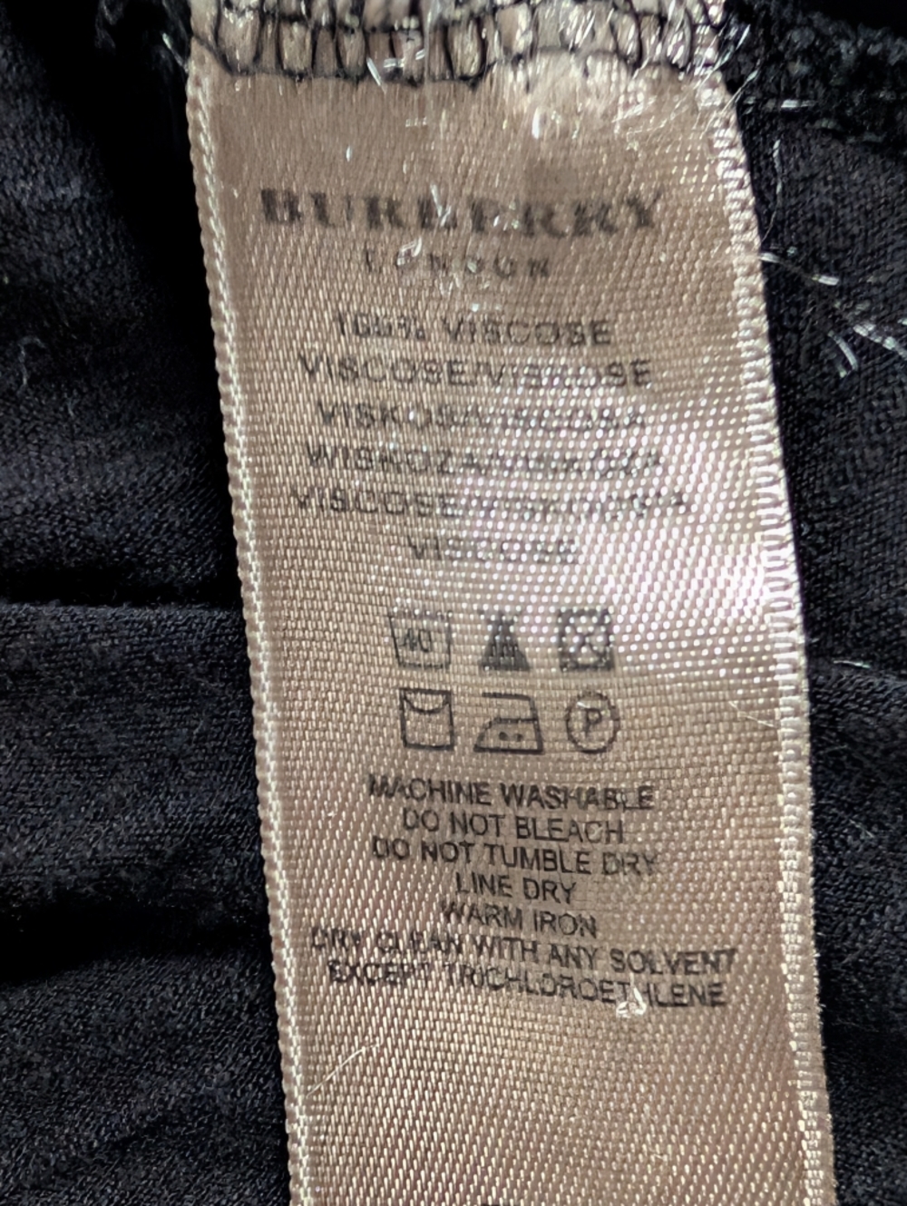 Vintage Burberry London Y2K Twist-Front Top - Picture 9 of 13
